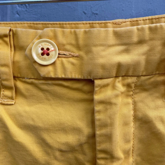 G1 Basic Goods Iconic  Chino Paper Twill Mustard cotton pants, size 2 - Picture 12 of 13